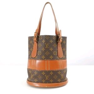 Louis Vuitton Monogram‎ PM Marais Bucket PM Tote Bag Brown USA Vintage